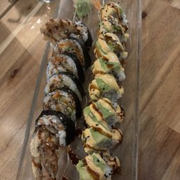 Spider roll (left) & Caterpillar roll (right) Spider roll (left) & Caterpillar roll (right)