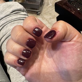 Lux Nail Bar - worst mani ever. so messy and bleeding, i was shocked when he said this was the finished result! - Nail Salons Near Me - Chandler, Arizona Lux Nail Bar - worst mani ever. so messy and bleeding, i was shocked when he said this was the finished result! - Nail Salons Near Me - Chandler, Arizona