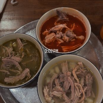 Peke's Pozole - Pozole FLIGHT was amazing. Quesabirria grande was packed to each corner - Mexican Near Me - Chicago, Illinois Peke's Pozole - Pozole FLIGHT was amazing. Quesabirria grande was packed to each corner - Mexican Near Me - Chicago, Illinois