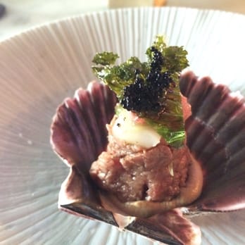 KAI ZAN - Tuna, scallop, tobiko, beef, shiitake sauce - Asian Fusion Near Me - Chicago, Illinois