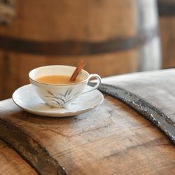 O’Brien & Brough - Caramel Apple - O&B Blended Bourbon, apple cider, caramel syrup, butter, served warm