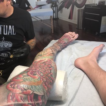 Boartooth Tattoo - Work being done by Daniel, the shop owner - Tattoo Near Me - Los Angeles, California