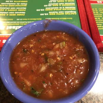 Taqueria Nuestro Mexico - Salas was nice!! Had some kick - Mexican Near Me - Abilene, Texas