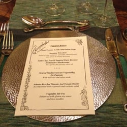Campbell's Restaurant - Specially prepared vegan menu.