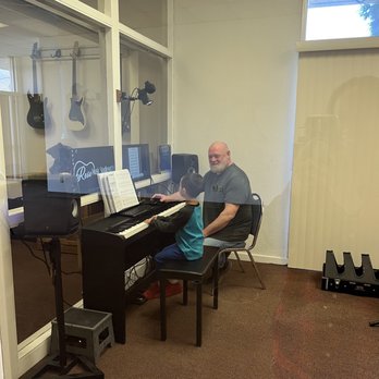 Rose Music Studios - Love that I can see and hear my son play through the glass door but the door is still closed to give privacy to the lesson/audio quality. - Musical Instruments & Teachers Near Me - Merced, California