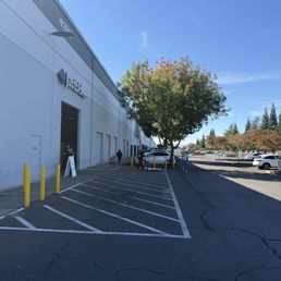 Entrance to Justbid Warehouse. Entrance to Justbid Warehouse.