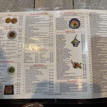 Sakura - Menu - Japanese Near Me - Long Beach, Mississippi