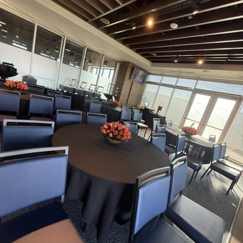 Topgolf - We had a room to sit in to enjoy the cool air. - Golf Near Me - Grand Prairie, Texas
