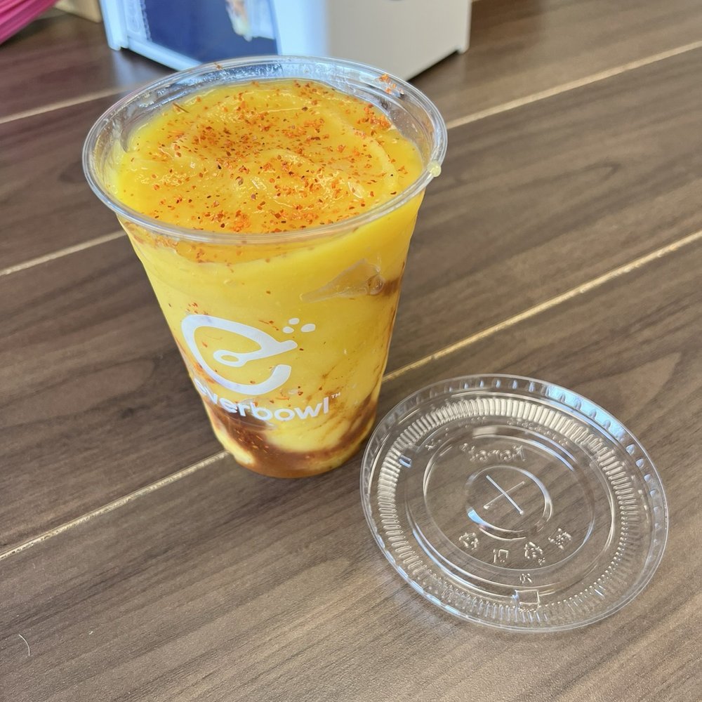 Everbowl - Mango and pineapple smoothie with apple juice and Tajín. - Acai Bowls Near Me - Raleigh, North Carolina Everbowl - Mango and pineapple smoothie with apple juice and Tajín. - Acai Bowls Near Me - Raleigh, North Carolina