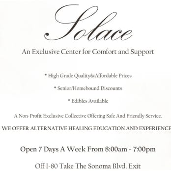 Solace Wellness Collective - Cannabis Clinics Near Me - Vallejo, California Solace Wellness Collective - Cannabis Clinics Near Me - Vallejo, California