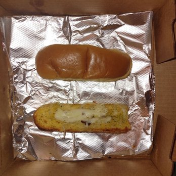 Barro's Pizza - I took a hot dog bun I had in my cabinet for comparison and the garlic bread tasted similar. - Pizza Near Me - Surprise, Arizona Barro's Pizza - I took a hot dog bun I had in my cabinet for comparison and the garlic bread tasted similar. - Pizza Near Me - Surprise, Arizona
