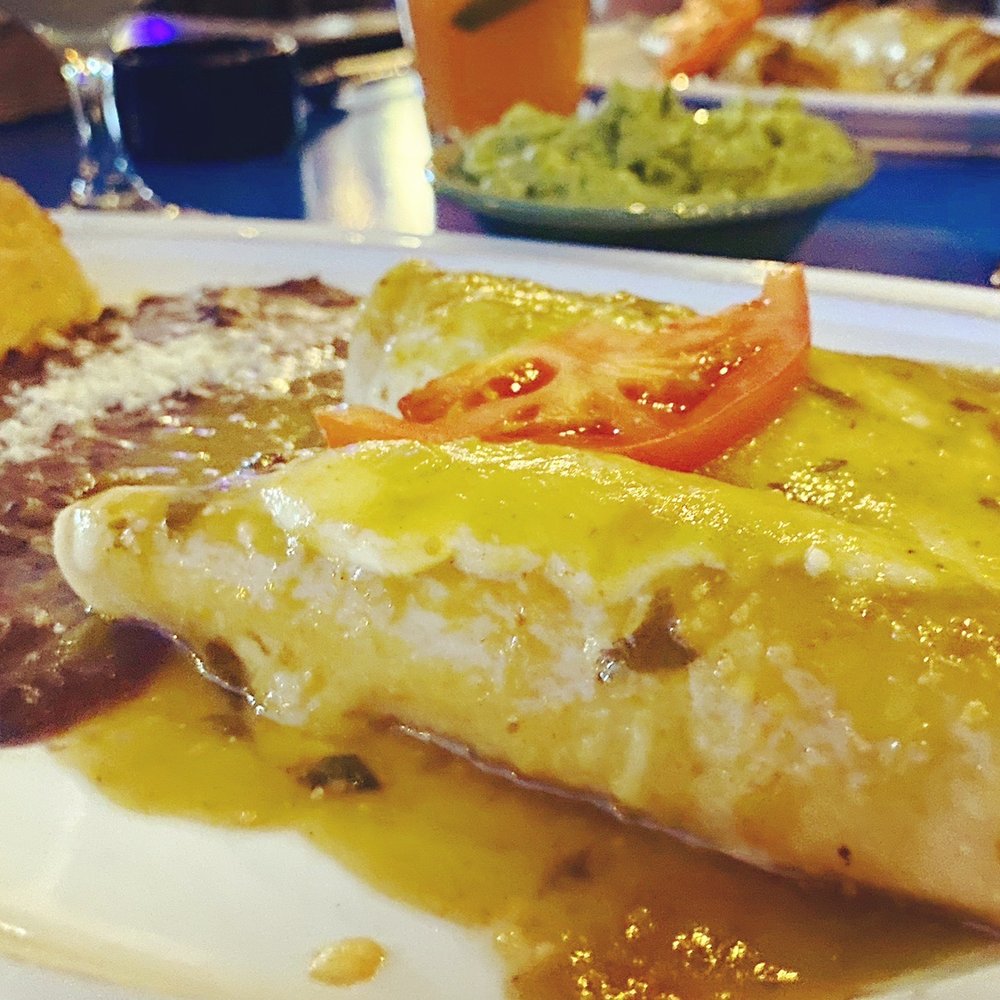 Blue Agave Club - Enchiladas with Salsa Verse - Mexican Near Me - Pleasanton, California