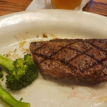 Black Angus Steakhouse - Broccoli, minus the cut up base stalks, and a medium NY Strip (not med-rare as ordered). - Steakhouses Near Me - Pearl City, Hawaii Black Angus Steakhouse - Broccoli, minus the cut up base stalks, and a medium NY Strip (not med-rare as ordered). - Steakhouses Near Me - Pearl City, Hawaii