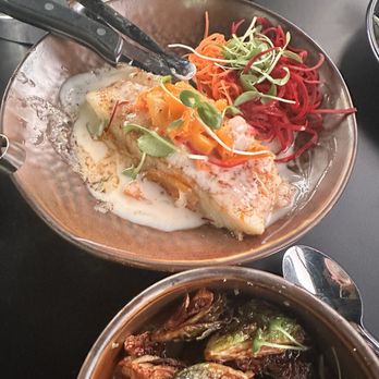 One Eleven - Sea bass and Brussels - Seafood Near Me - Fenton, Michigan