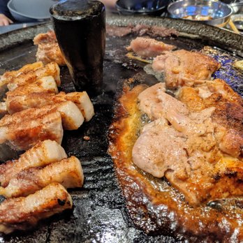 The Cast Iron Pot 3 - Premium Pork Belly, Marinated Chicken - Korean Near Me - Flushing, New York The Cast Iron Pot 3 - Premium Pork Belly, Marinated Chicken - Korean Near Me - Flushing, New York