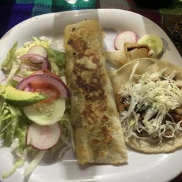 Asada Burrito and Taco