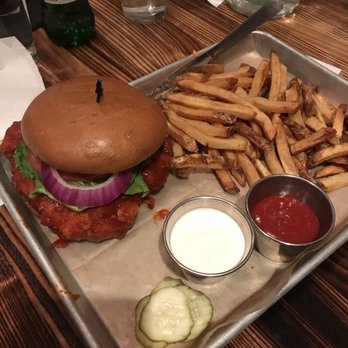 Local Republic - Fried Chicken Sandwich - Spicy - Gastropubs Near Me - Lawrenceville, Georgia