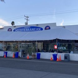 Happy Mediterranean Restaurant - Front of restaurant.