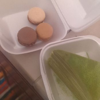 Tbaar - Matcha crepe and 3 out of 4 pastries - Bubble Tea Near Me - Denver, Colorado