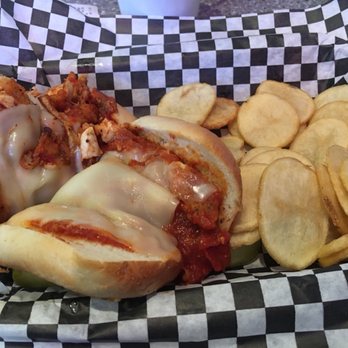 The Soda Shop - Marinara hoagie with fries - American Near Me - Davidson, North Carolina The Soda Shop - Marinara hoagie with fries - American Near Me - Davidson, North Carolina