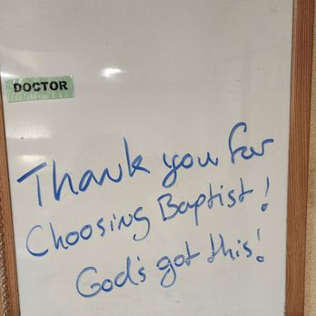 Baptist Collierville - I checked into my room for surgery this is on the board. I exhaled and knew everything will be just fine. - Doctors Near Me - Memphis, Tennessee Baptist Collierville - I checked into my room for surgery this is on the board. I exhaled and knew everything will be just fine. - Doctors Near Me - Memphis, Tennessee