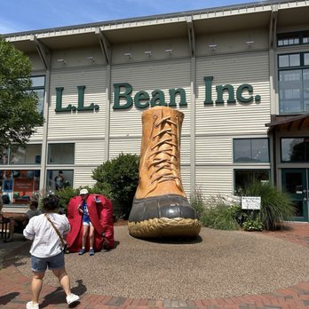 L.L. Bean - The iconic big boot and backpack - Outdoor Gear Near Me - Freeport, Maine