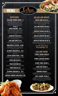 Menu photo 8 Kallans Bar and Grill Sugarloaf, CA