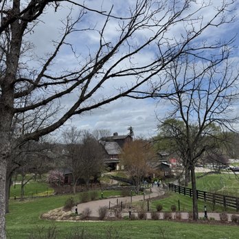 Maker's Mark Distillery - Looking at the distillery from the welcome center - Tours Near Me - Loretto, Kentucky