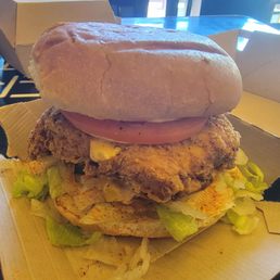 Crispy chicken sandwich Crispy chicken sandwich