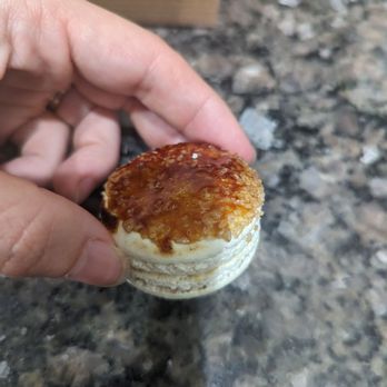 SWEET - Creme brulee macaroon - Coffee & Tea Near Me - Houston, Texas SWEET - Creme brulee macaroon - Coffee & Tea Near Me - Houston, Texas
