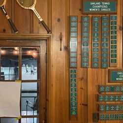 Davie Tennis Stadium - Tennis history in the Davie clubhouse