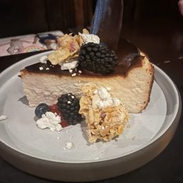 Basque cheesecake. Really delicious with the nice components.