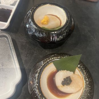 Chubby Cattle - Scallop with uni and caviar - Barbeque Near Me - Monterey Park, California