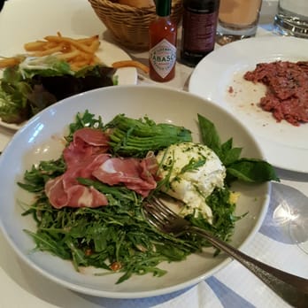 La Maison - Italian salad and tartare... half eaten! :D - Bistros Near Me - Paris, 75 La Maison - Italian salad and tartare... half eaten! :D - Bistros Near Me - Paris, 75