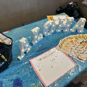 Elite Event: PDQ Chicken Marlton - Hawaiian display table - Yelp Events Near Me - Evesham, New Jersey