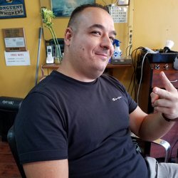 Top Cut Barber Salon - Another happy customer got a haircut by Sue.