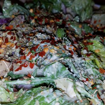 MOD Pizza - Salad on top of pizza. I could not have tomato sauce on the pizza without being charged double! - Pizza Near Me - Phoenix, Arizona MOD Pizza - Salad on top of pizza. I could not have tomato sauce on the pizza without being charged double! - Pizza Near Me - Phoenix, Arizona