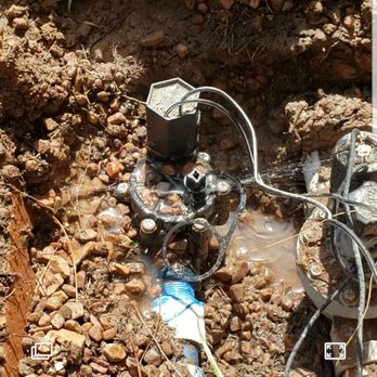 Sun City Landscaping - Water spraying from new valve way out of position from the rest. - Landscaping Near Me - Henderson, Nevada Sun City Landscaping - Water spraying from new valve way out of position from the rest. - Landscaping Near Me - Henderson, Nevada