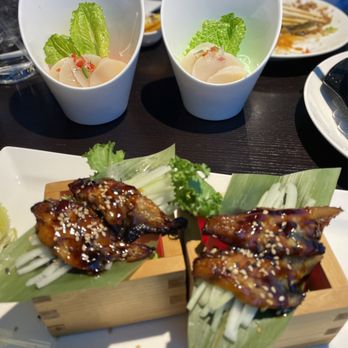 Mann Sarka - Part of omakase for two Scallop and grilled eel - Asian Fusion Near Me - Floral Park, New York
