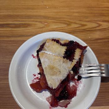 Loula's Cafe - Huckleberry peach pie - Breakfast & Brunch Near Me - Whitefish, Montana