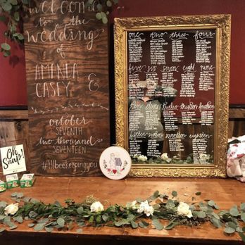 Lace Leaf - Love doing custom calligraphy jobs! - Florists Near Me - Phoenix, New York Lace Leaf - Love doing custom calligraphy jobs! - Florists Near Me - Phoenix, New York