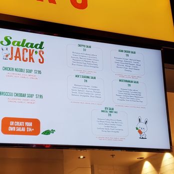 Salad Jack's - Menu - Salad Near Me - Las Vegas, Nevada