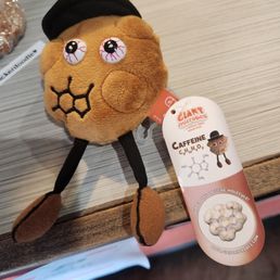 Giant Microbes caffeine stuffed toy