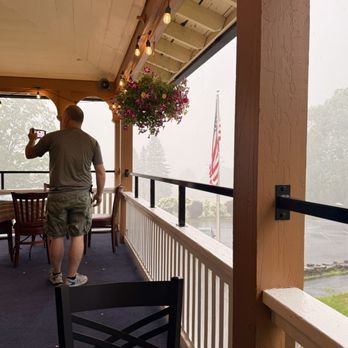 El Mirador - We got a short thunderstorm! Good thing their terrace is covered - Mexican Near Me - Bethlehem, New Hampshire El Mirador - We got a short thunderstorm! Good thing their terrace is covered - Mexican Near Me - Bethlehem, New Hampshire