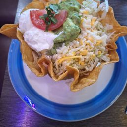 Chicken tostada Chicken tostada