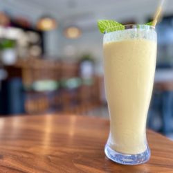 Mowgli’s Tiffin - Mango Lassi...or try our new Strawberry Mint Lassi!