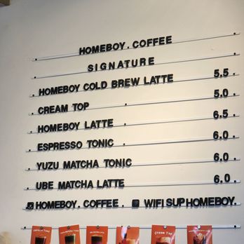 Homeboy Coffee - Menu - signature drinks - Coffee & Tea Near Me - Artesia, California Homeboy Coffee - Menu - signature drinks - Coffee & Tea Near Me - Artesia, California