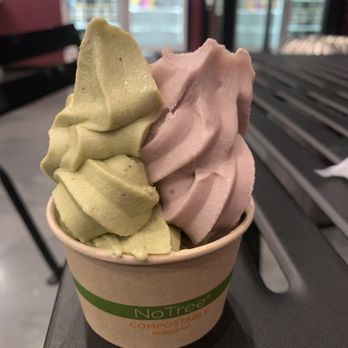 Yoga-urt - Dual swirl of pistachio and strawberry in a mini-sized cup. It's not so mini! (Photo taken after I had a first bite) - Ice Cream & Frozen Yogurt Near Me - Los Angeles, California Yoga-urt - Dual swirl of pistachio and strawberry in a mini-sized cup. It's not so mini! (Photo taken after I had a first bite) - Ice Cream & Frozen Yogurt Near Me - Los Angeles, California