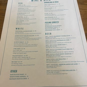 Heather's - Wine and beer list - Coffee & Tea Near Me - Minneapolis, Minnesota