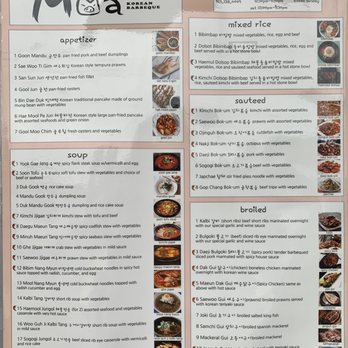 Moa Korean BBQ - Menu - Korean Near Me - Pleasant Hill, California Moa Korean BBQ - Menu - Korean Near Me - Pleasant Hill, California